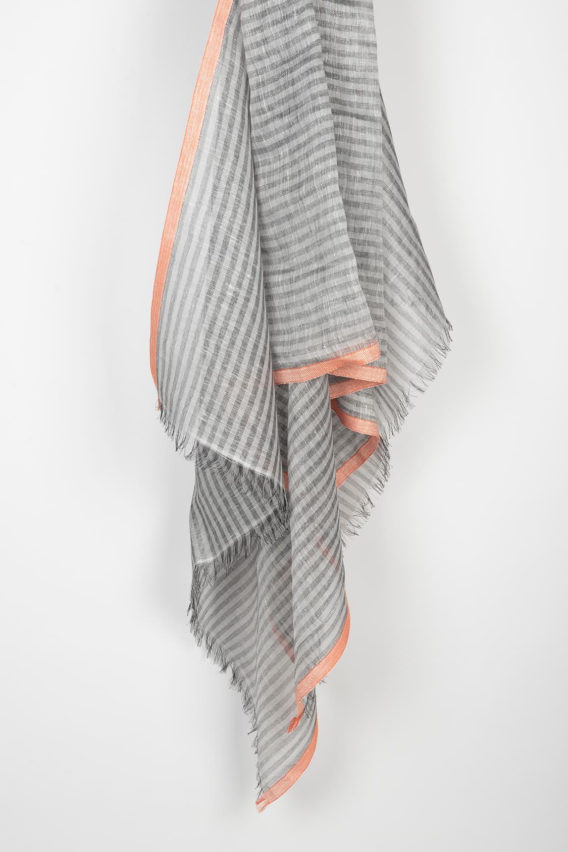 Lira striped scarf