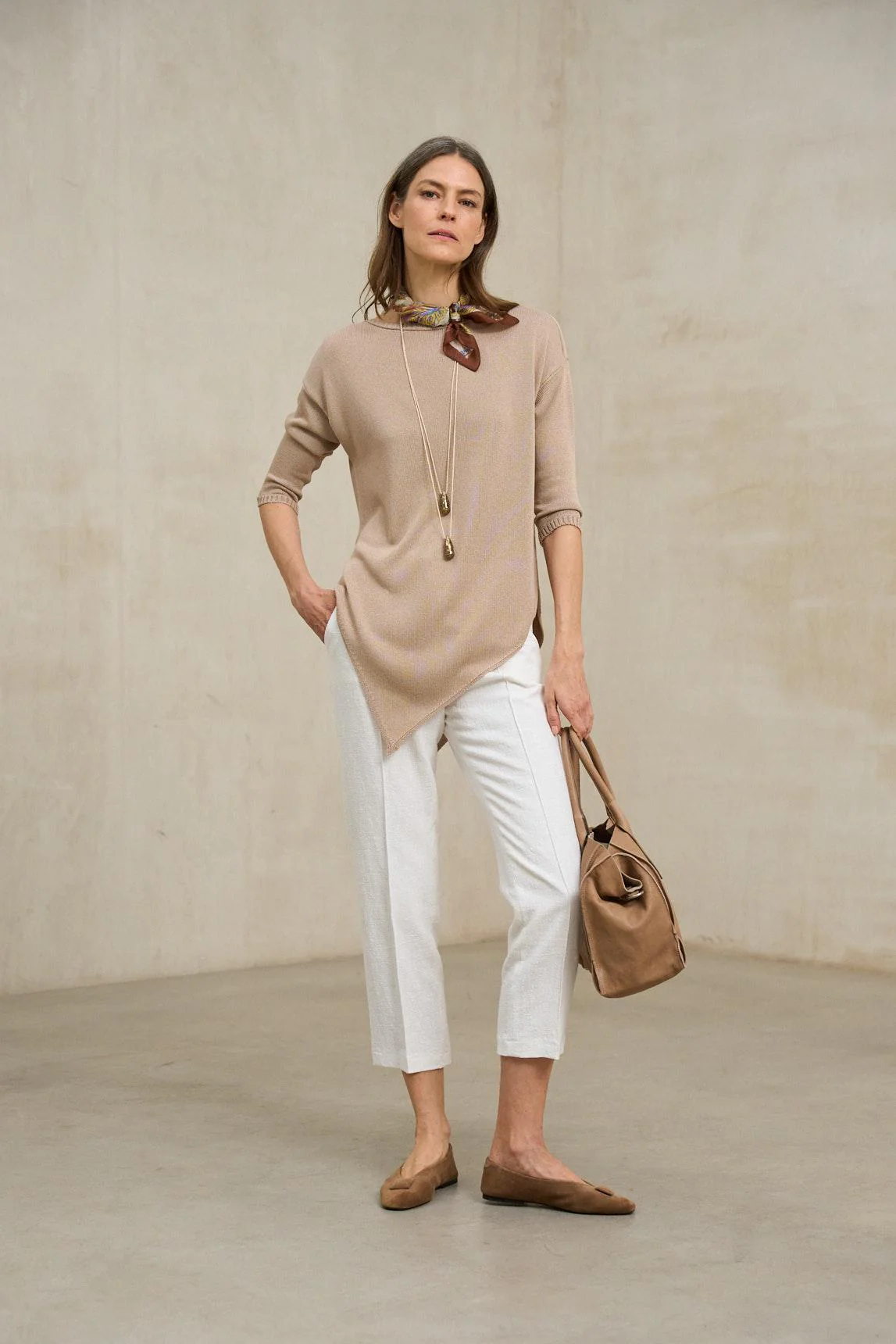 Élinor sand knitted sweater - Image 4