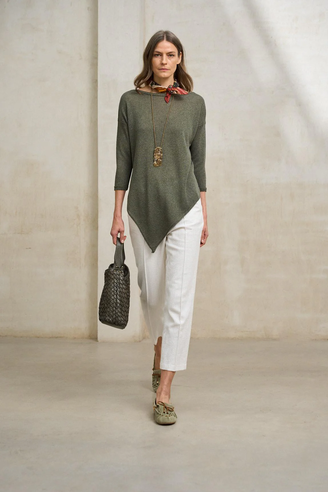 Élinor green knitted sweater - Image 6
