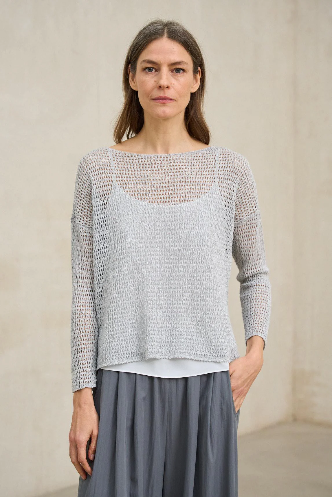 Lúvena gray-blue jersey