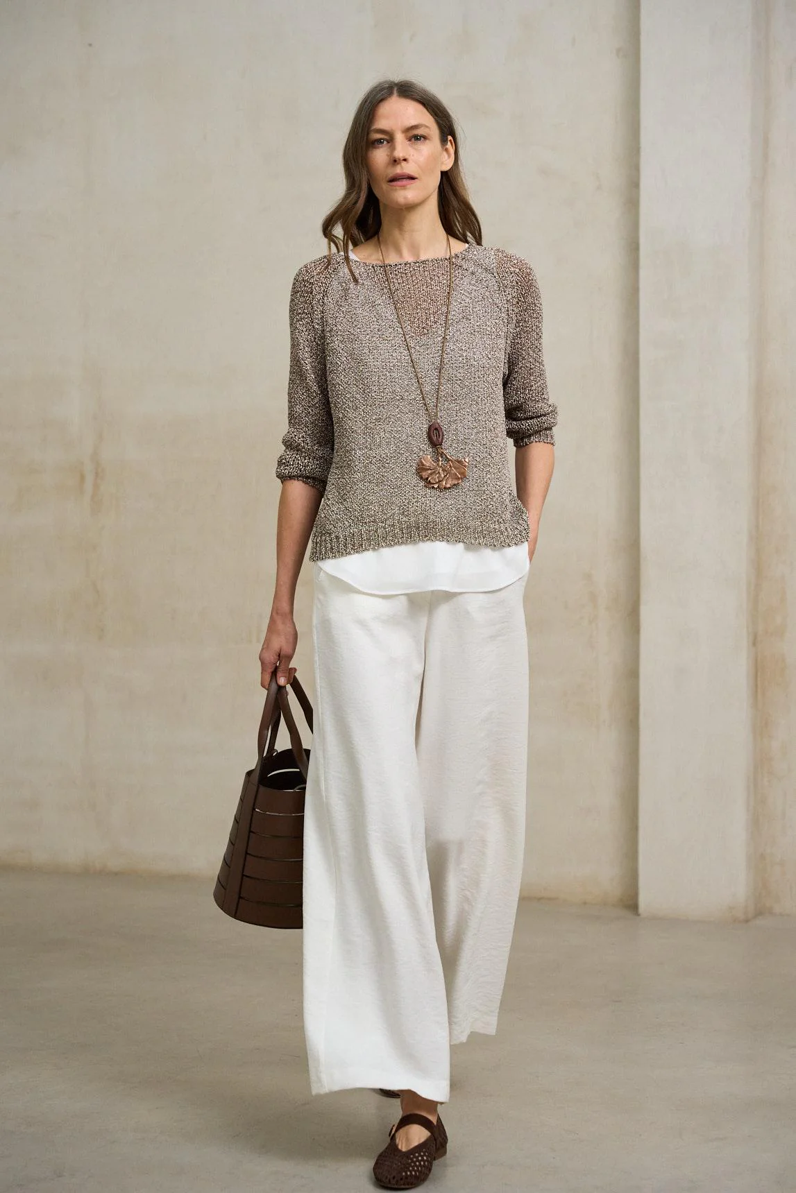 Evela light taupe jersey - Image 6