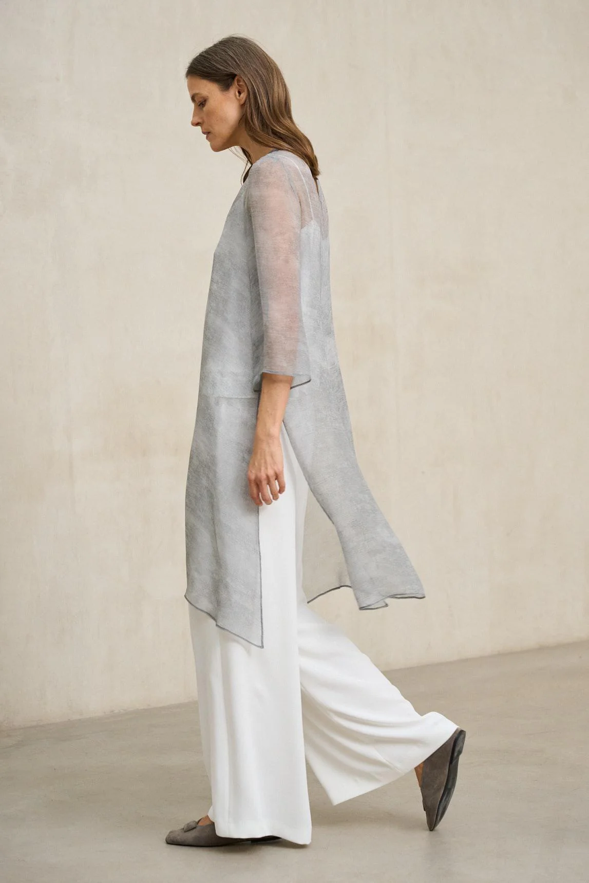 Smoke Blue Avenel Kaftan - Image 3