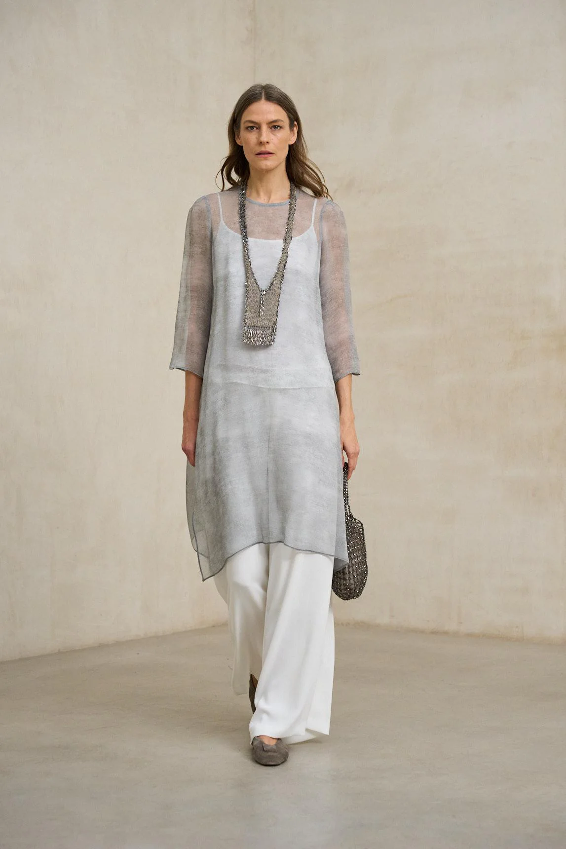 Smoke Blue Avenel Kaftan - Image 5