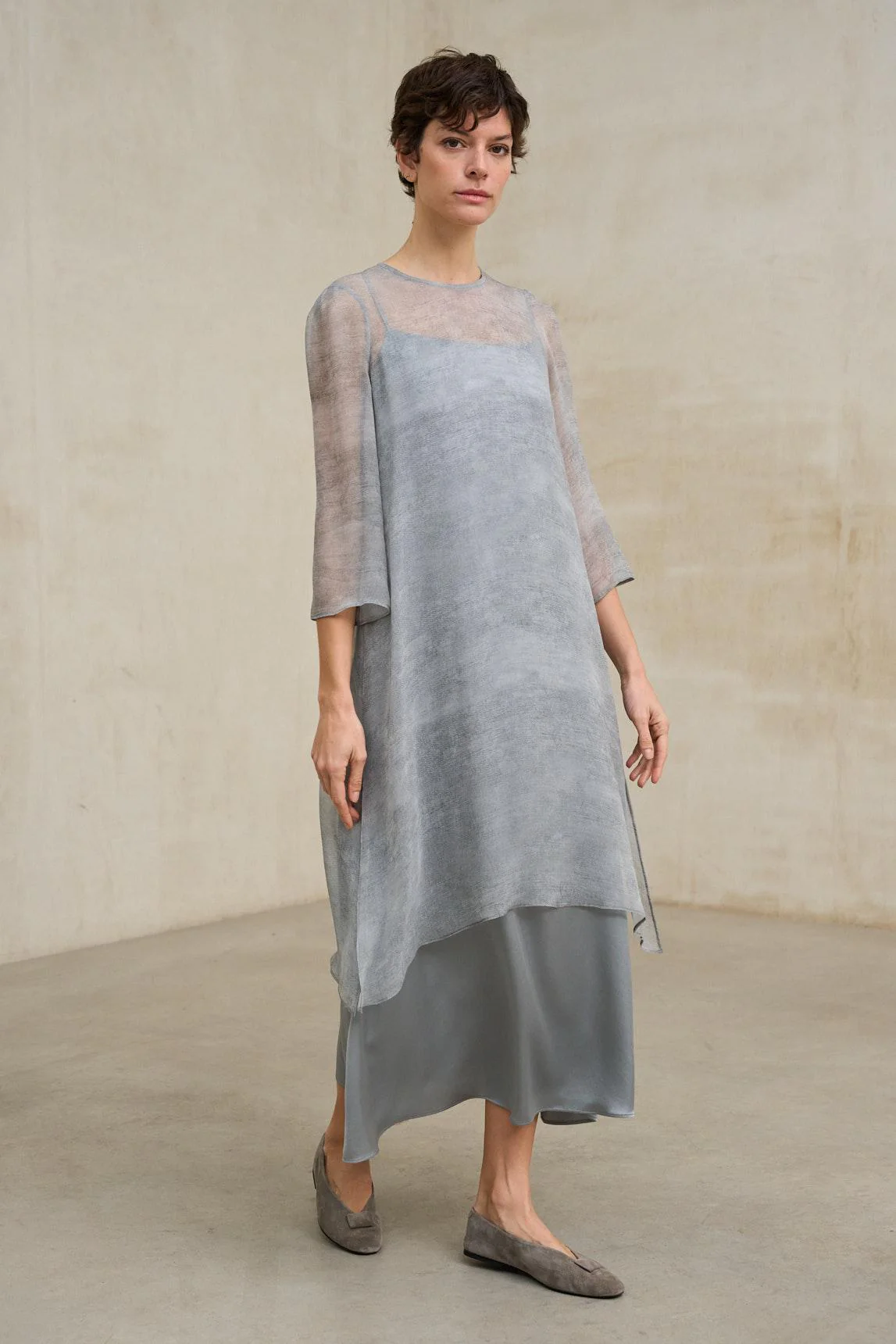 Smoke Blue Avenel Kaftan - Image 6