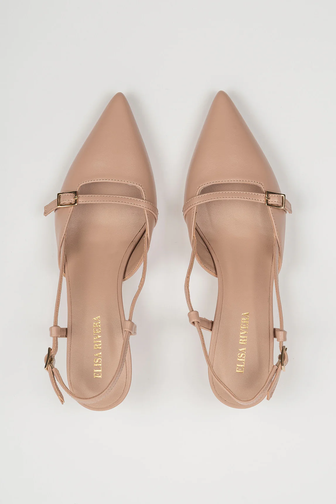 Agathe beige slingback mule - Image 4