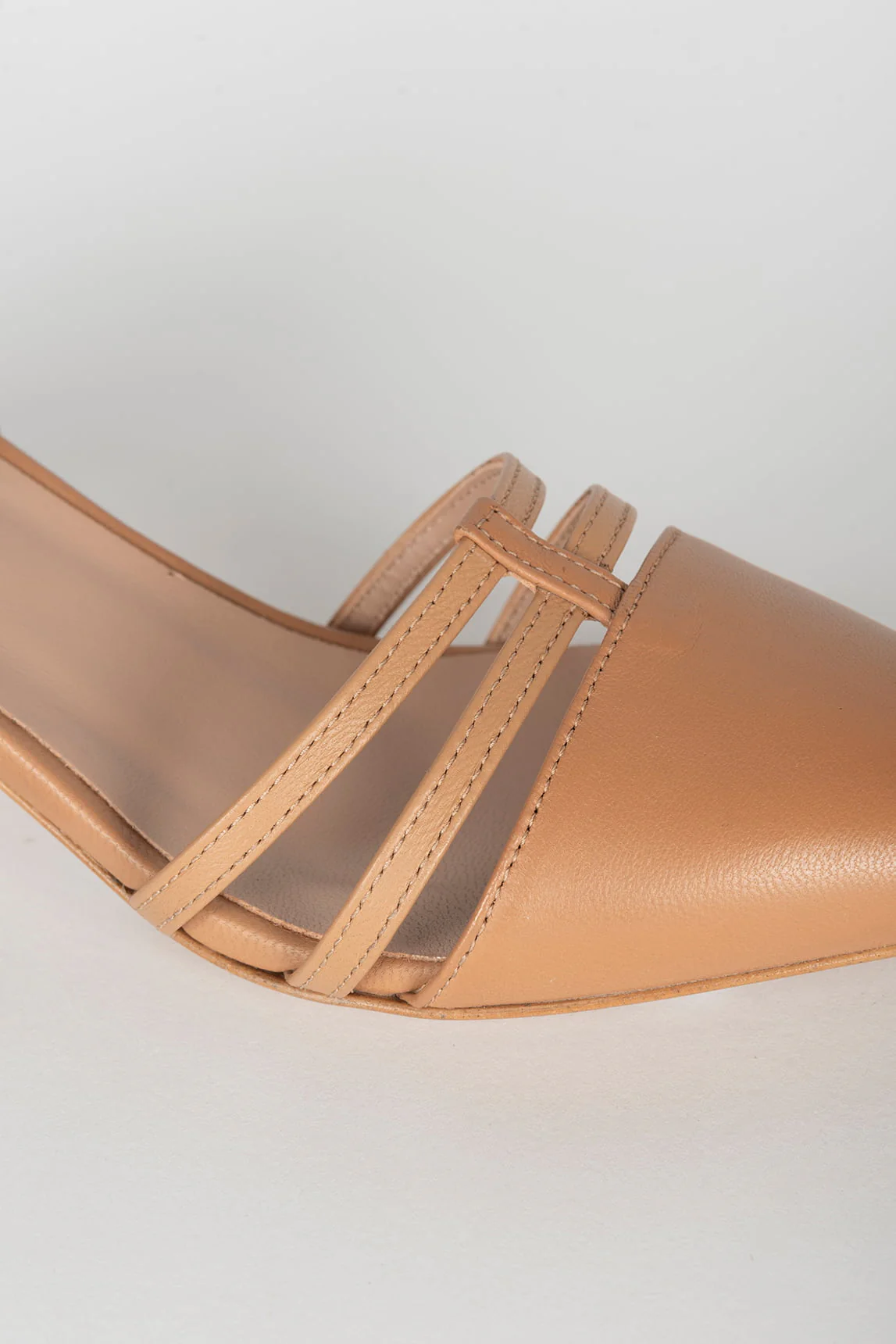 Berthe camel slingback mule - Image 3