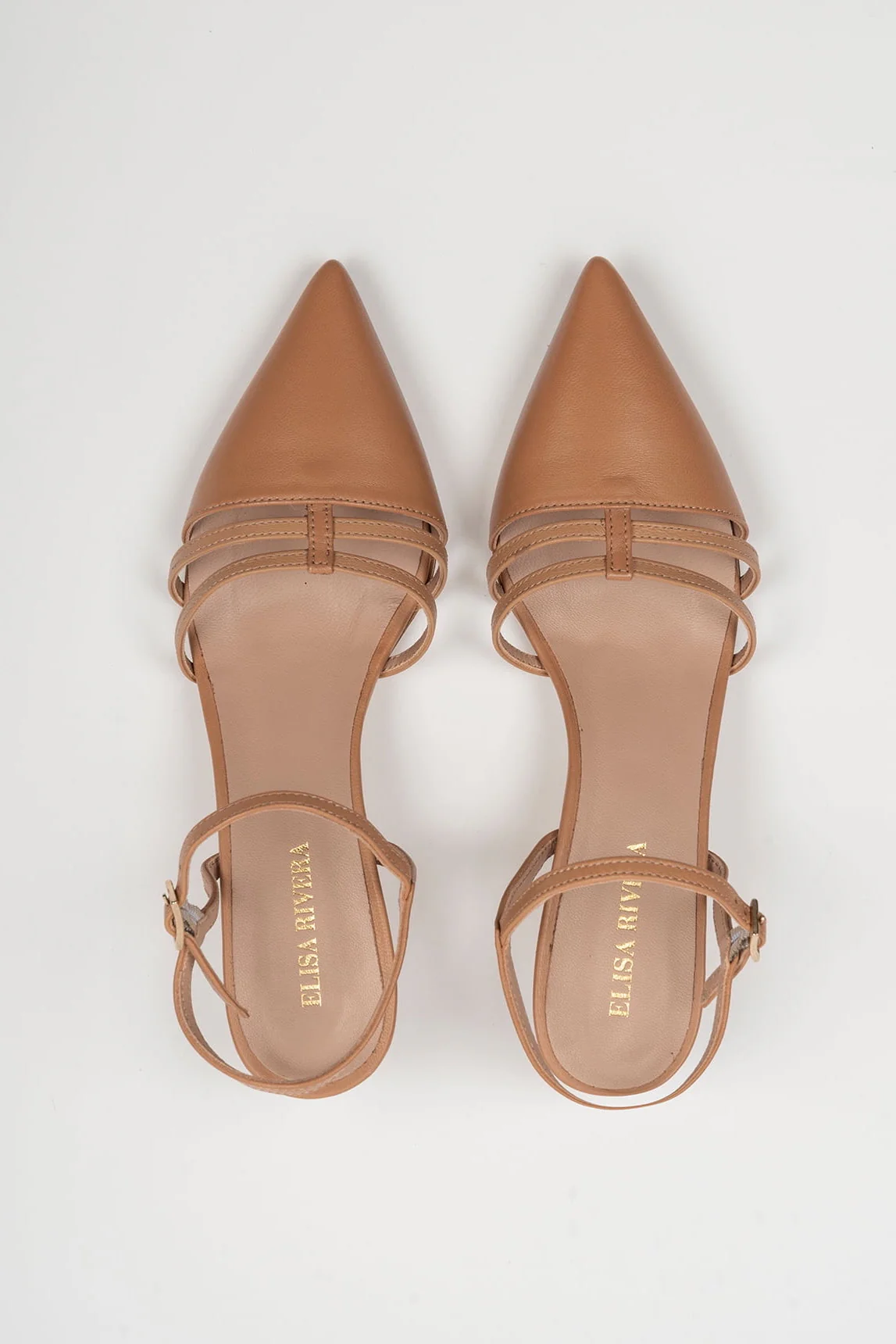 Berthe camel slingback mule - Image 4