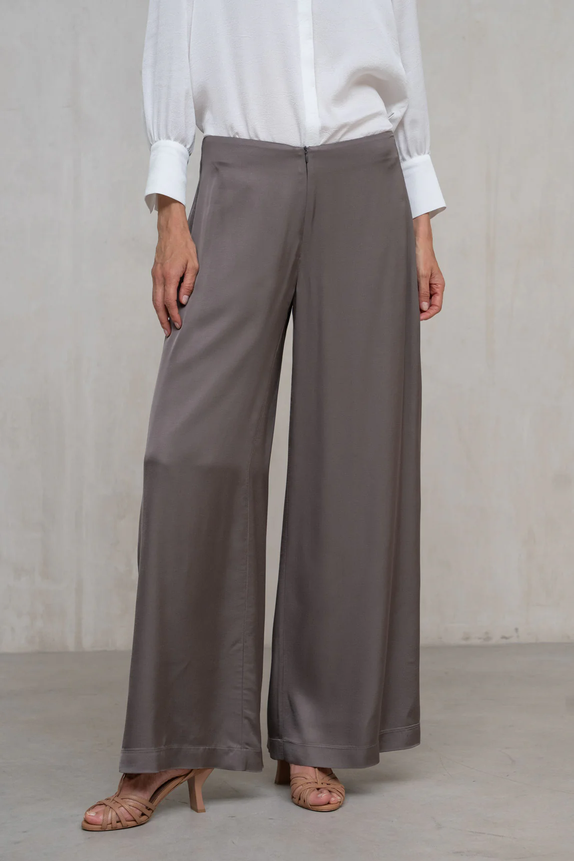 Adige taupe trousers