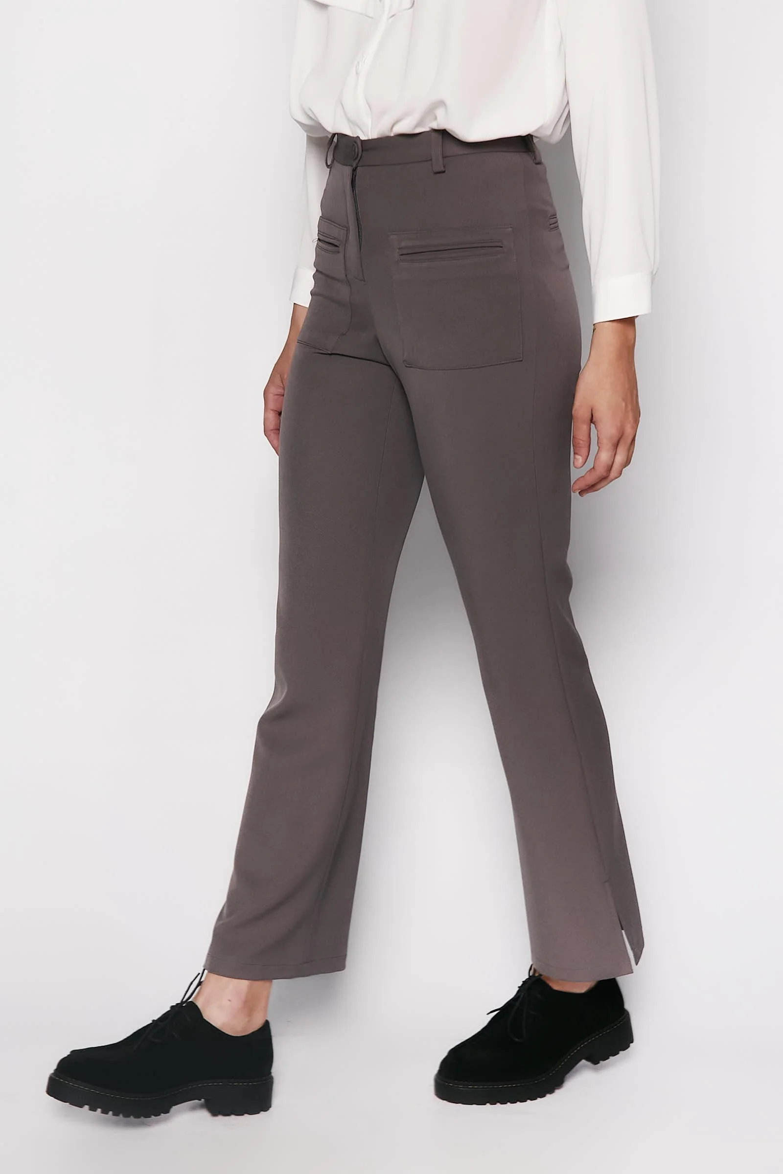 Aure dark taupe pants - Image 2