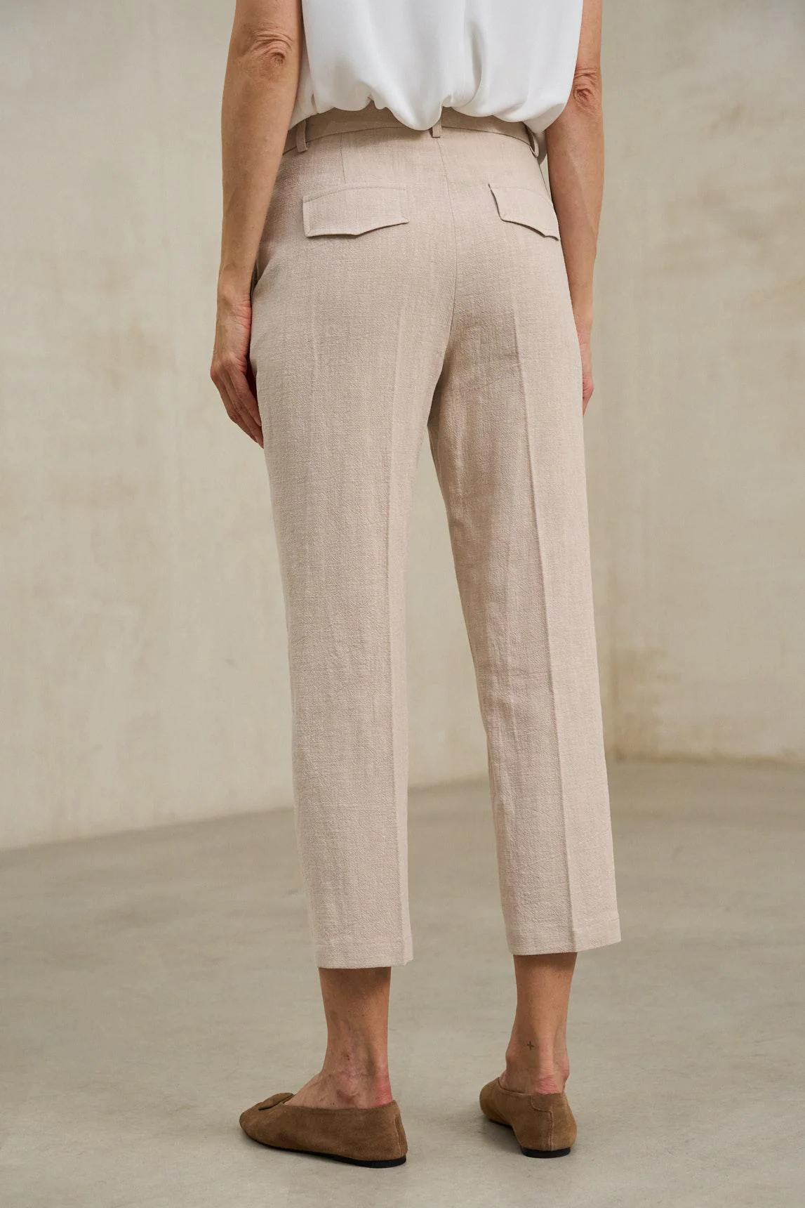 Axis trousers, sand beige - Image 4
