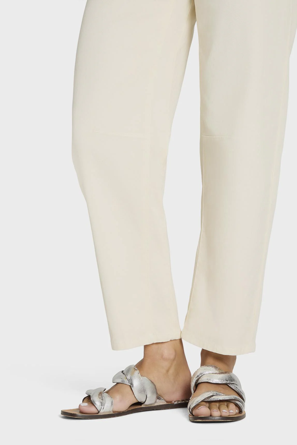 O-Shape Cropped Trousers Orelie off-white - Image 5