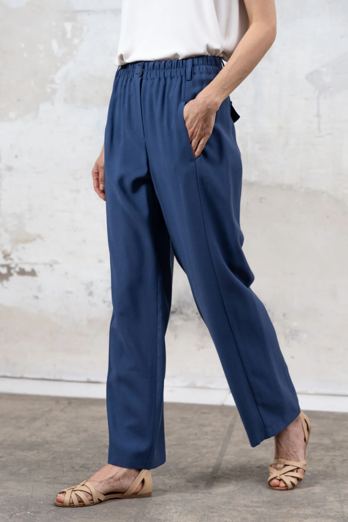 Cosenza blue trousers - Image 2