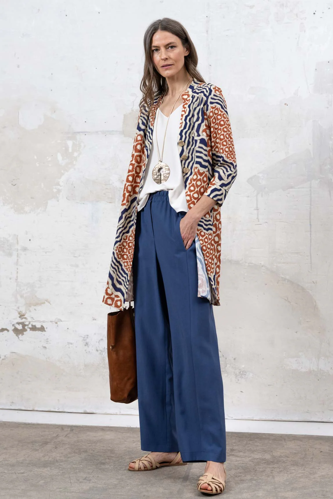 Cosenza blue trousers - Image 6