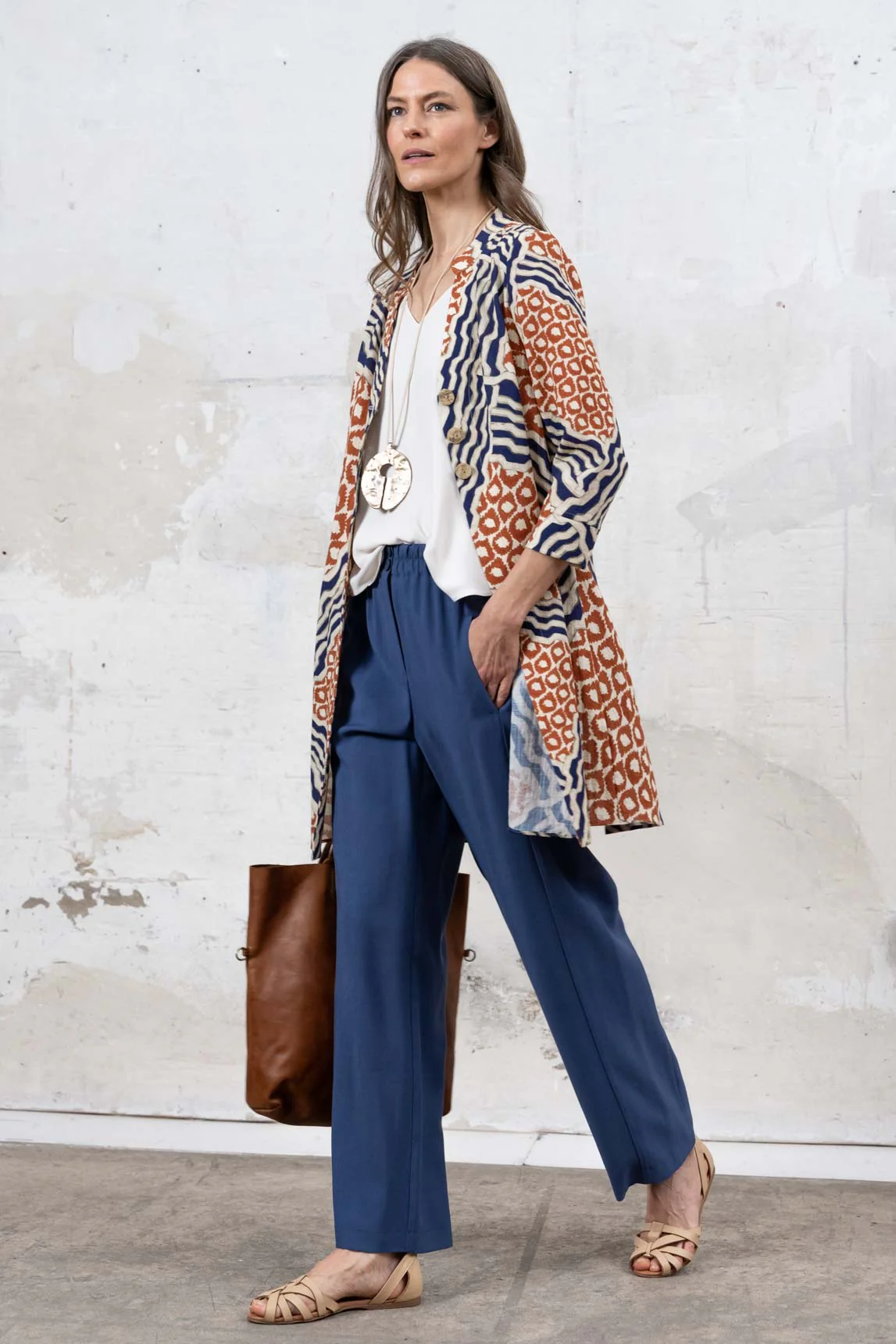Cosenza blue trousers - Image 7