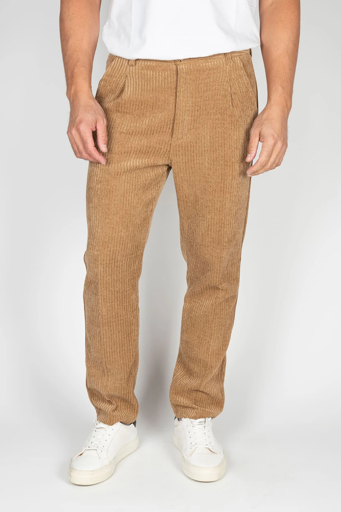 Camel corduroy trousers