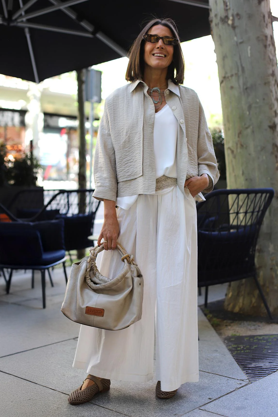 Drift white trousers - Image 4