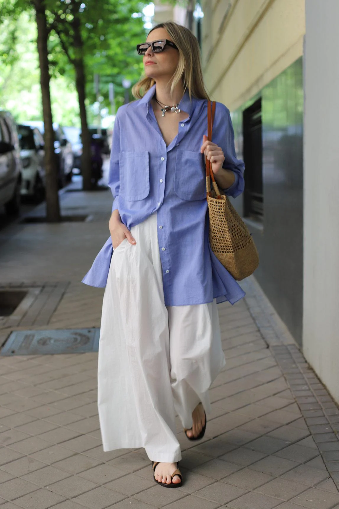 Drift white trousers - Image 6