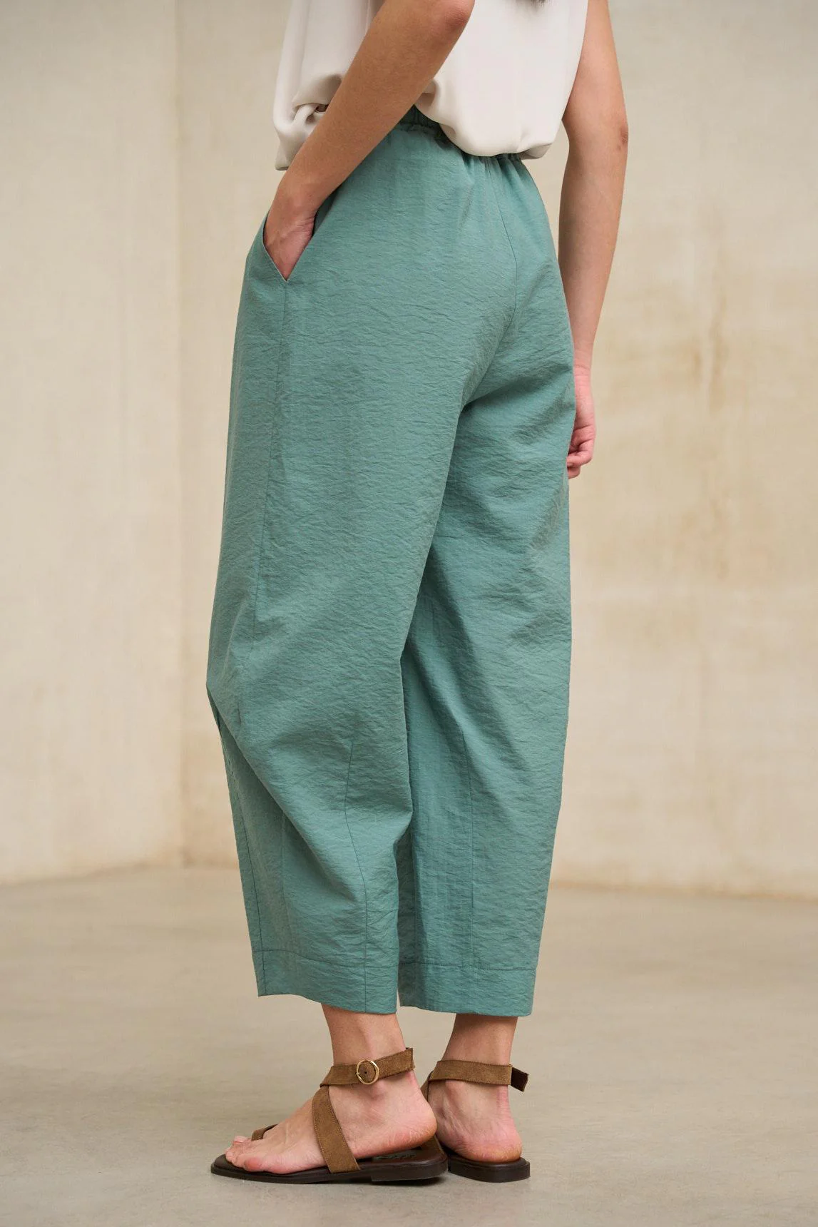 Turquoise Eldan trousers - Image 3