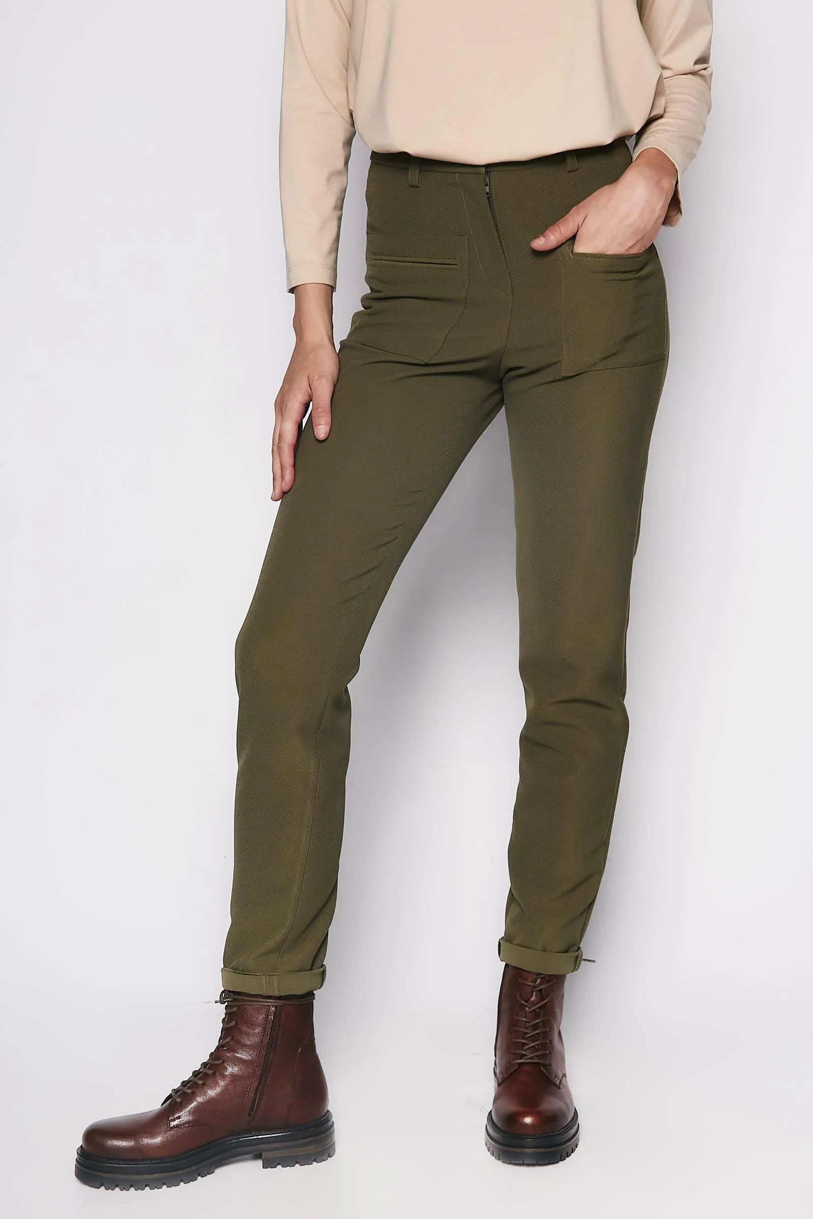 Khaki Indi pants - Image 2
