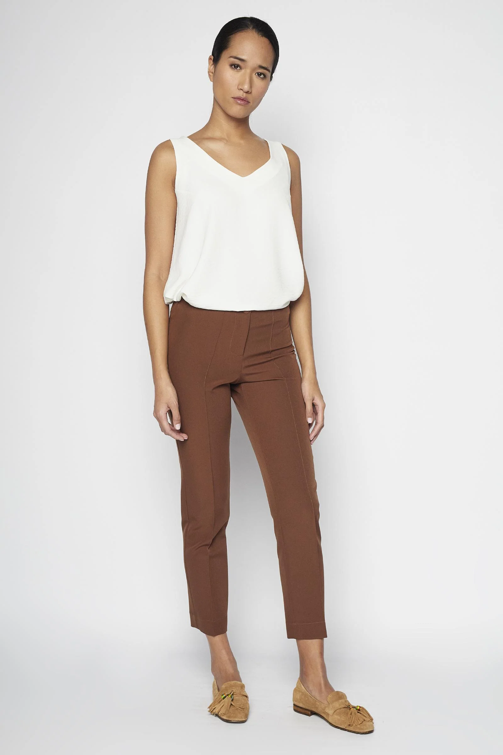 Maroa brown trousers - Image 5