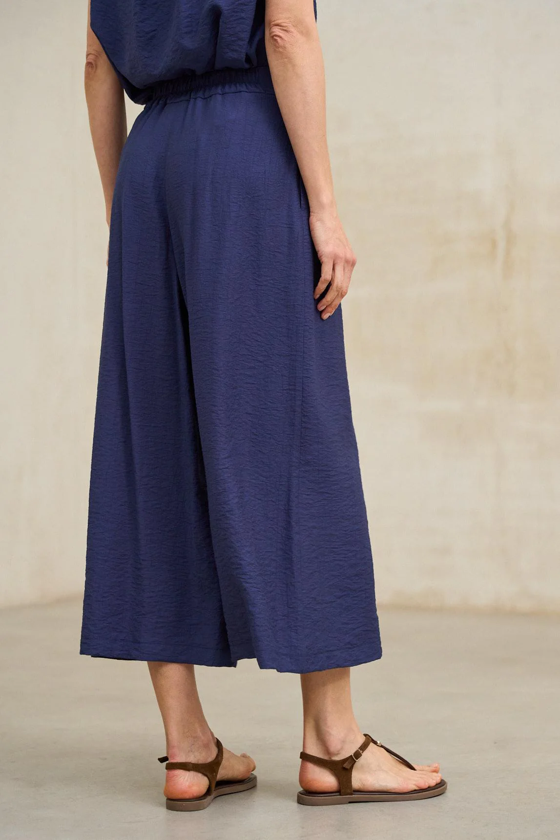 Narel navy blue trousers - Image 4