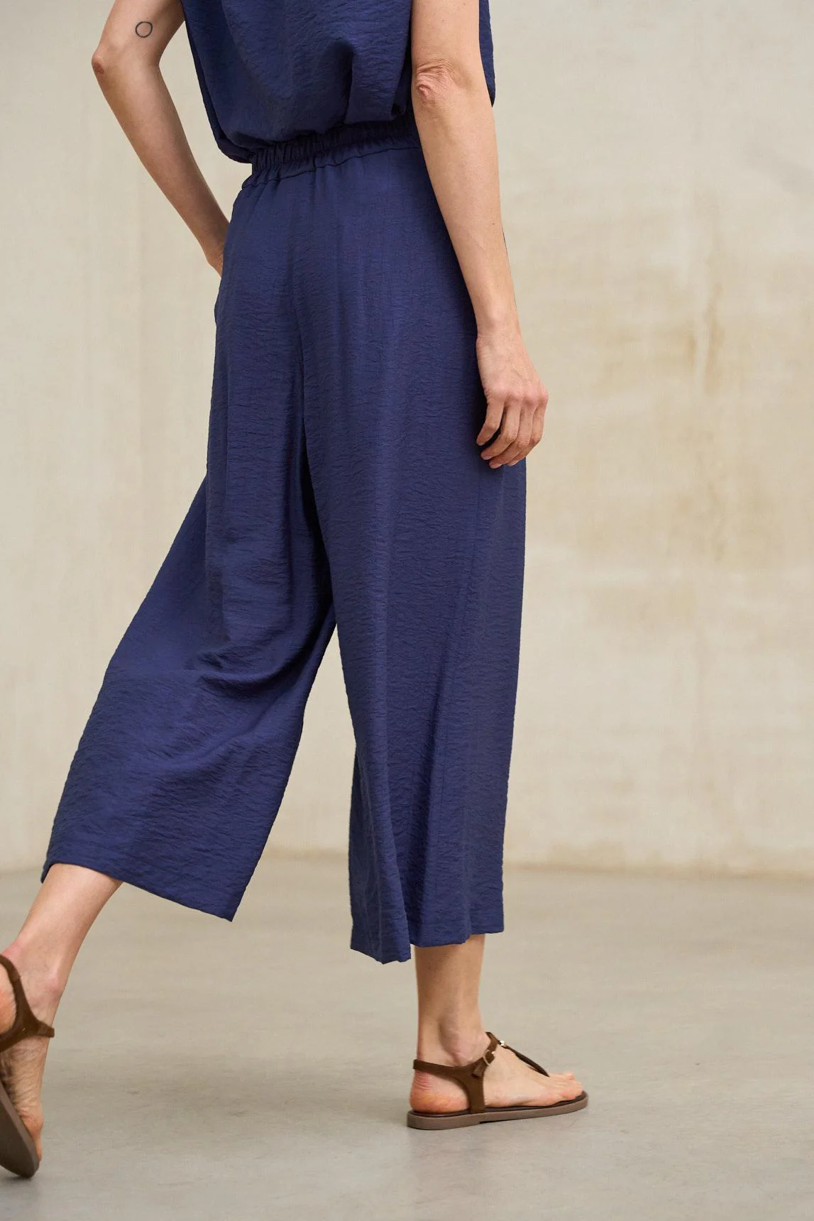 Narel navy blue trousers - Image 5