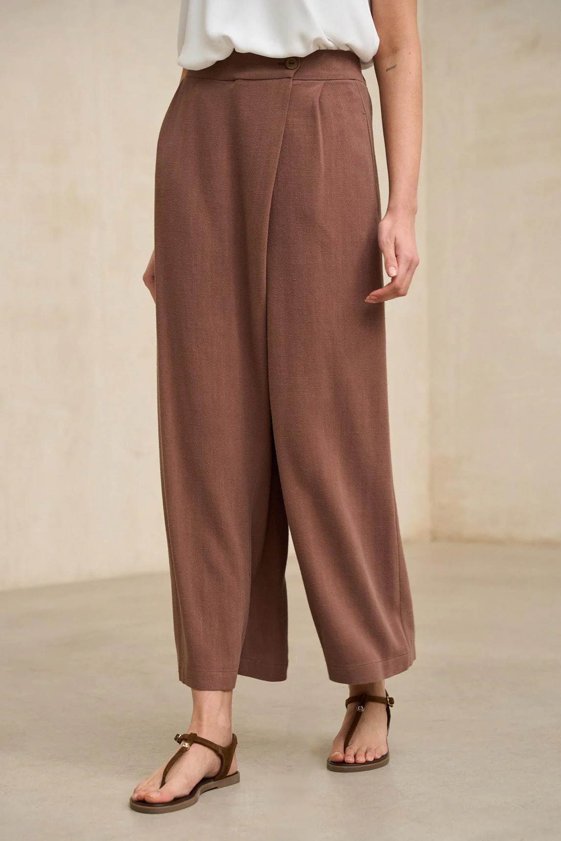 Narel terracotta trousers - Image 2