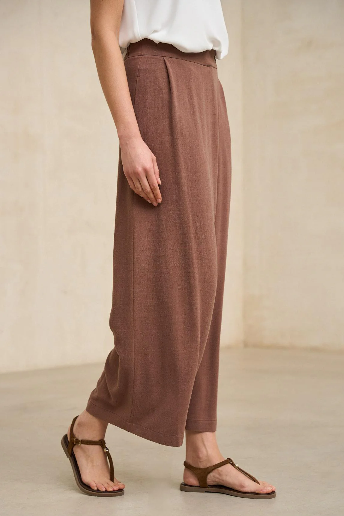 Narel terracotta trousers - Image 3