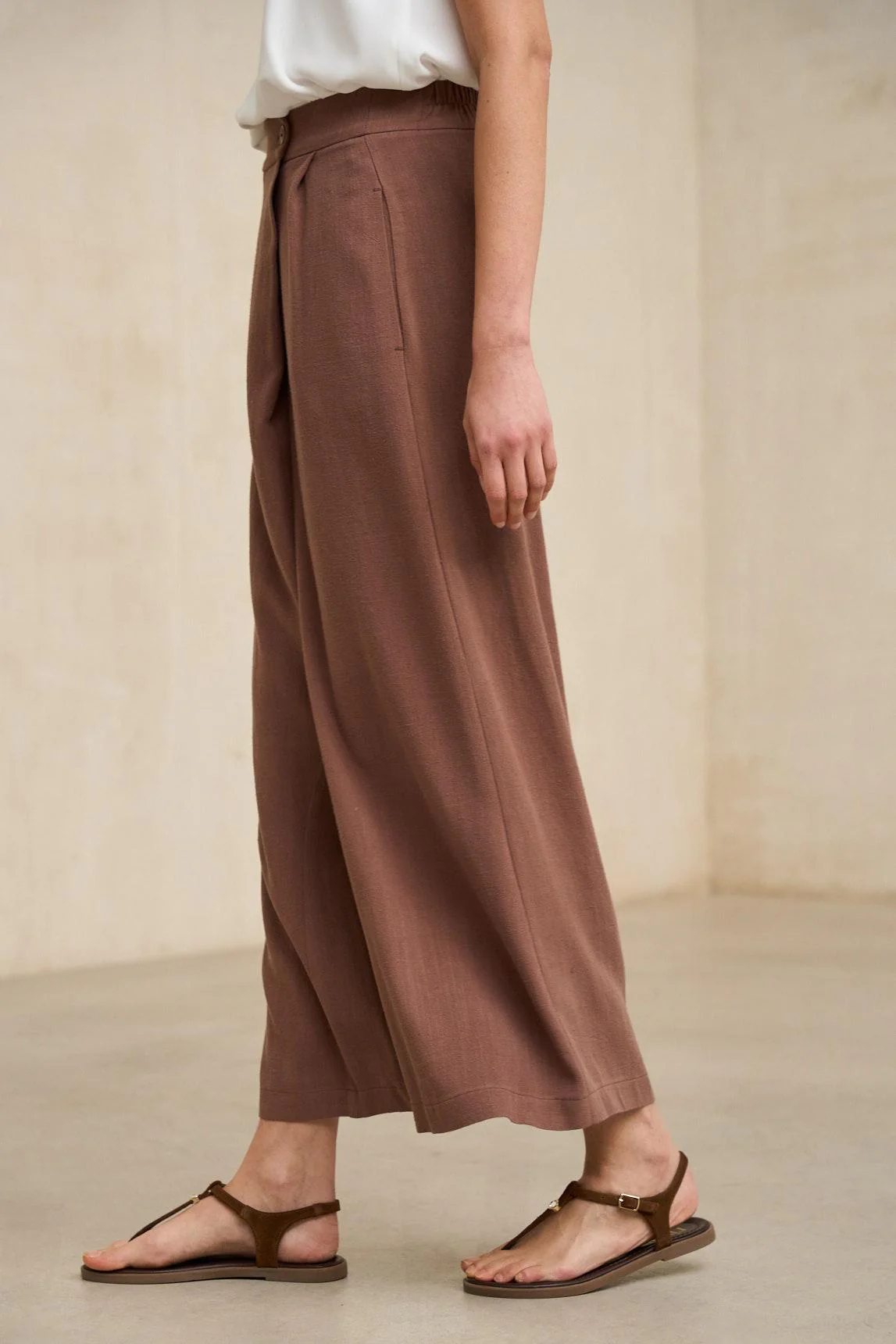 Narel terracotta trousers - Image 4