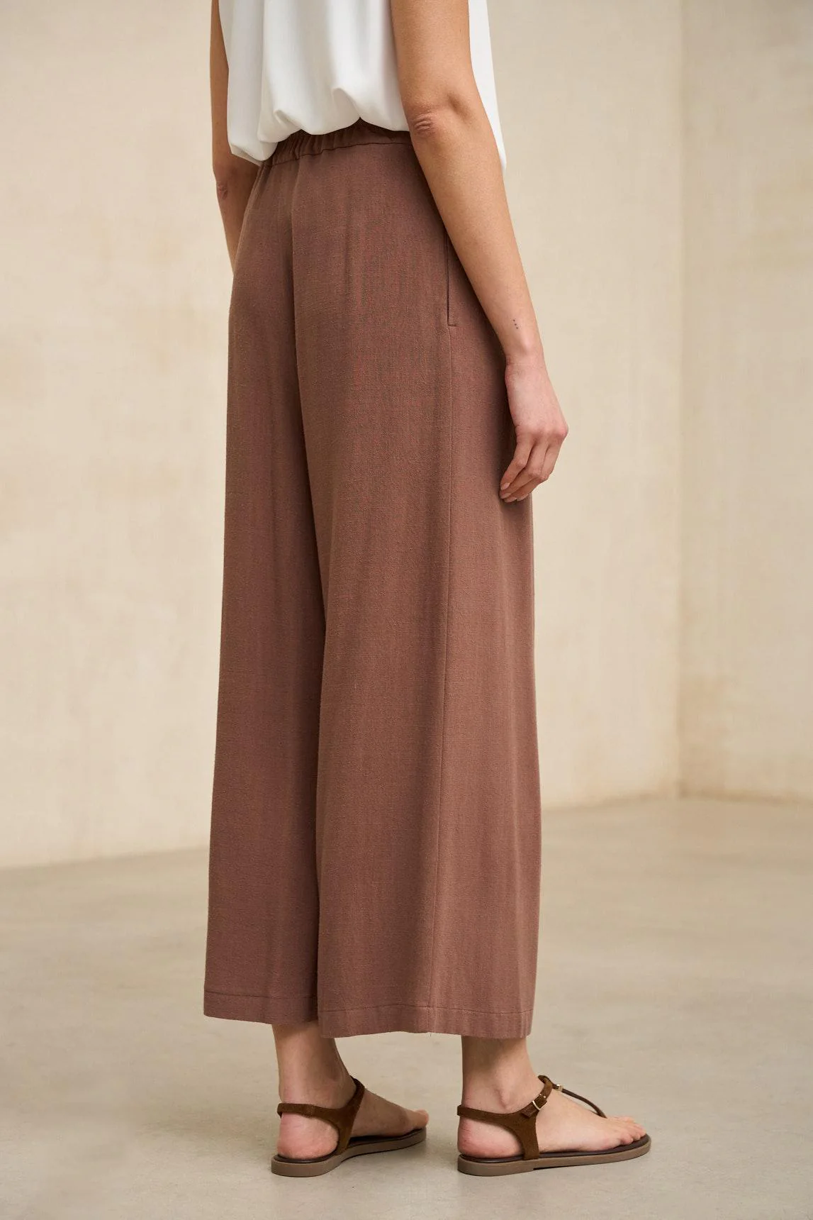 Narel terracotta trousers - Image 5