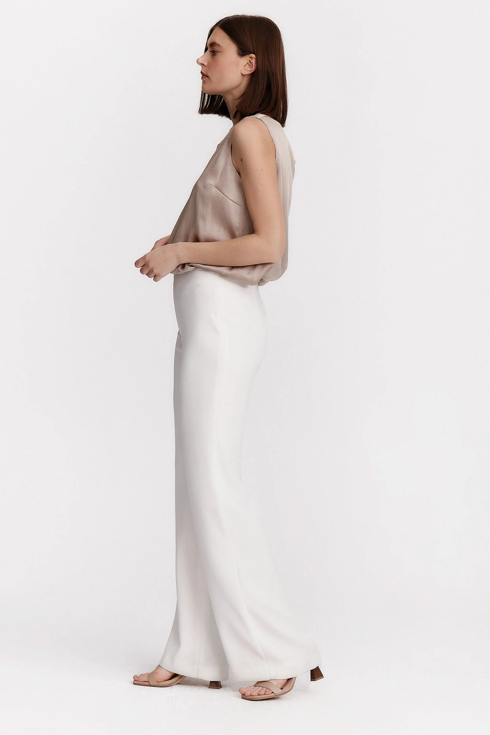 White palazzo pants - Image 3
