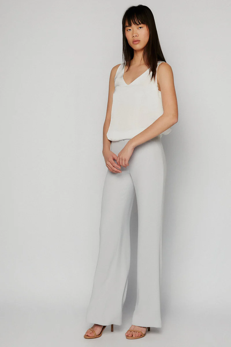 Pearl gray palazzo pants - Image 3