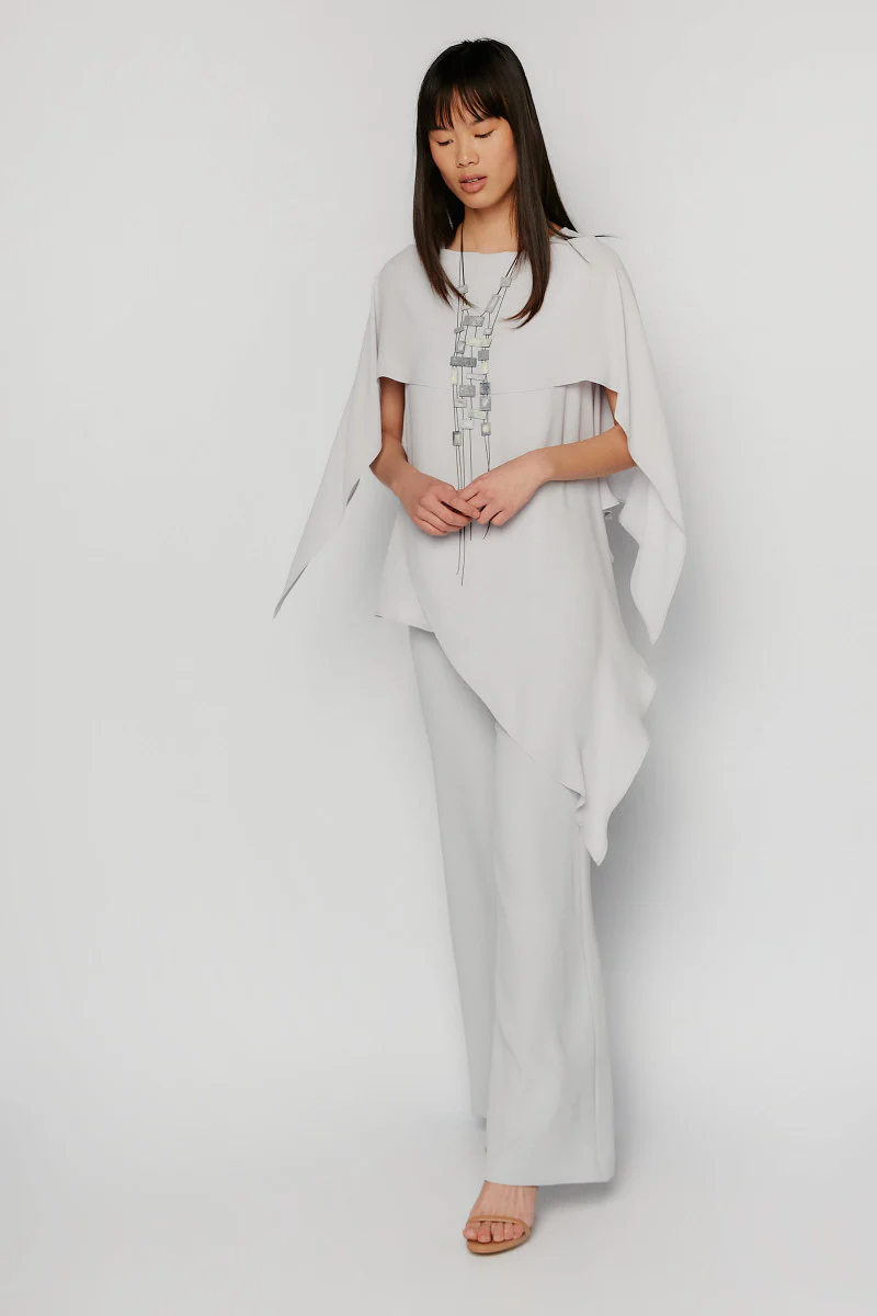 Pearl gray palazzo pants - Image 5