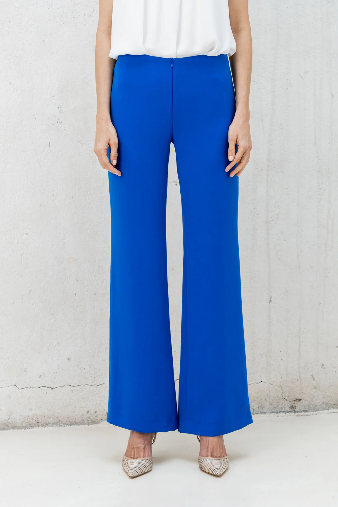 Nepal blue palazzo pants