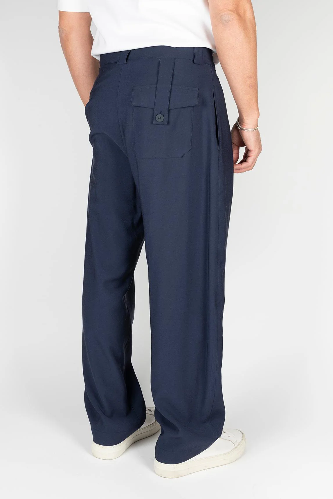 Rivern navy blue trousers - Image 2