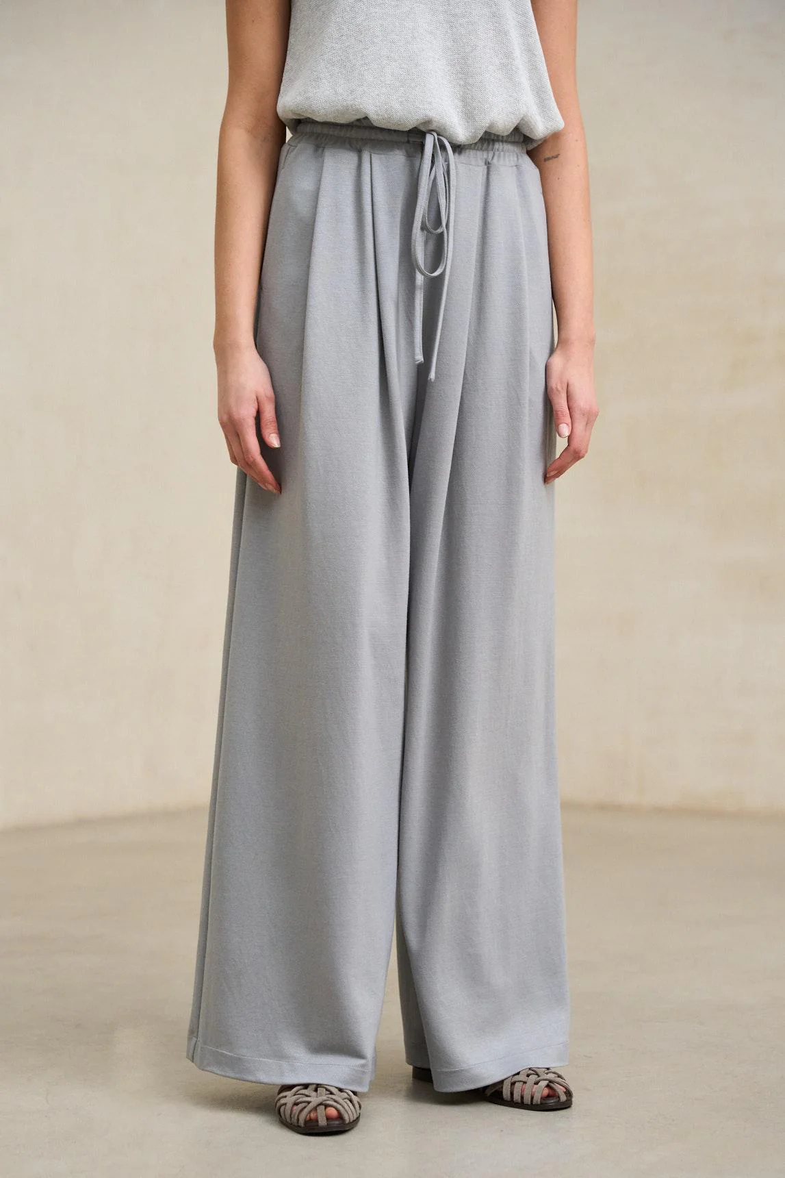 Light grey Saurel trousers - Image 2