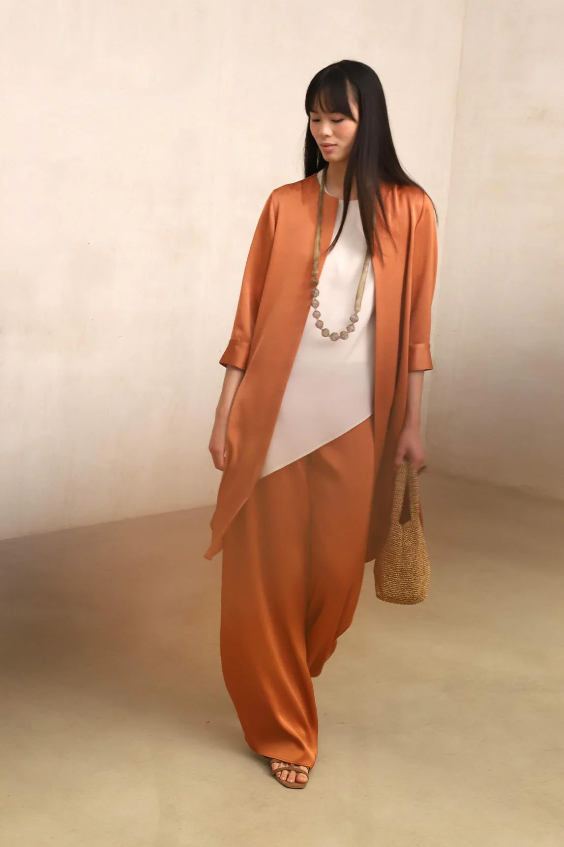 Sway trousers, terracotta - Image 5