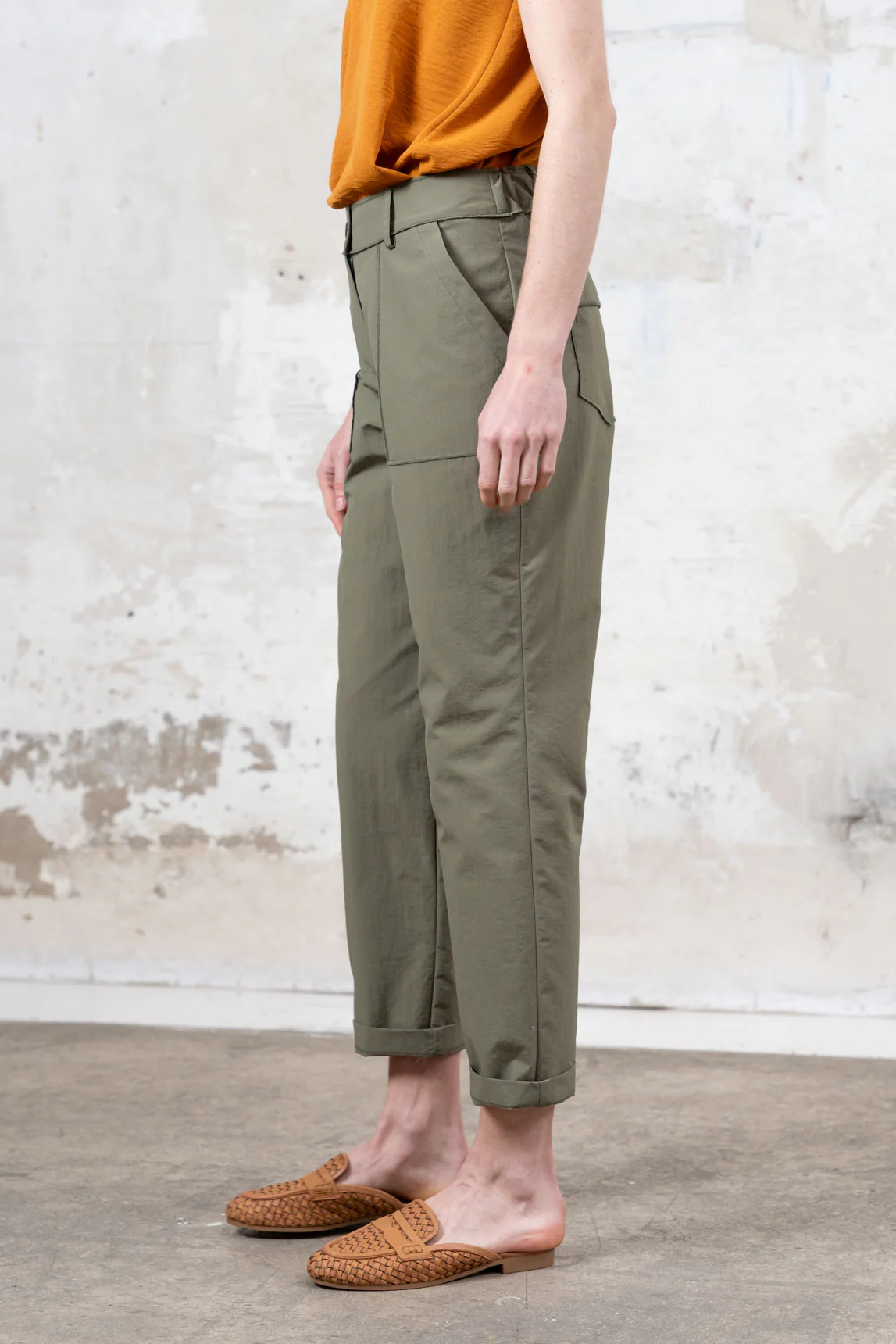 Varenna green trousers - Image 3