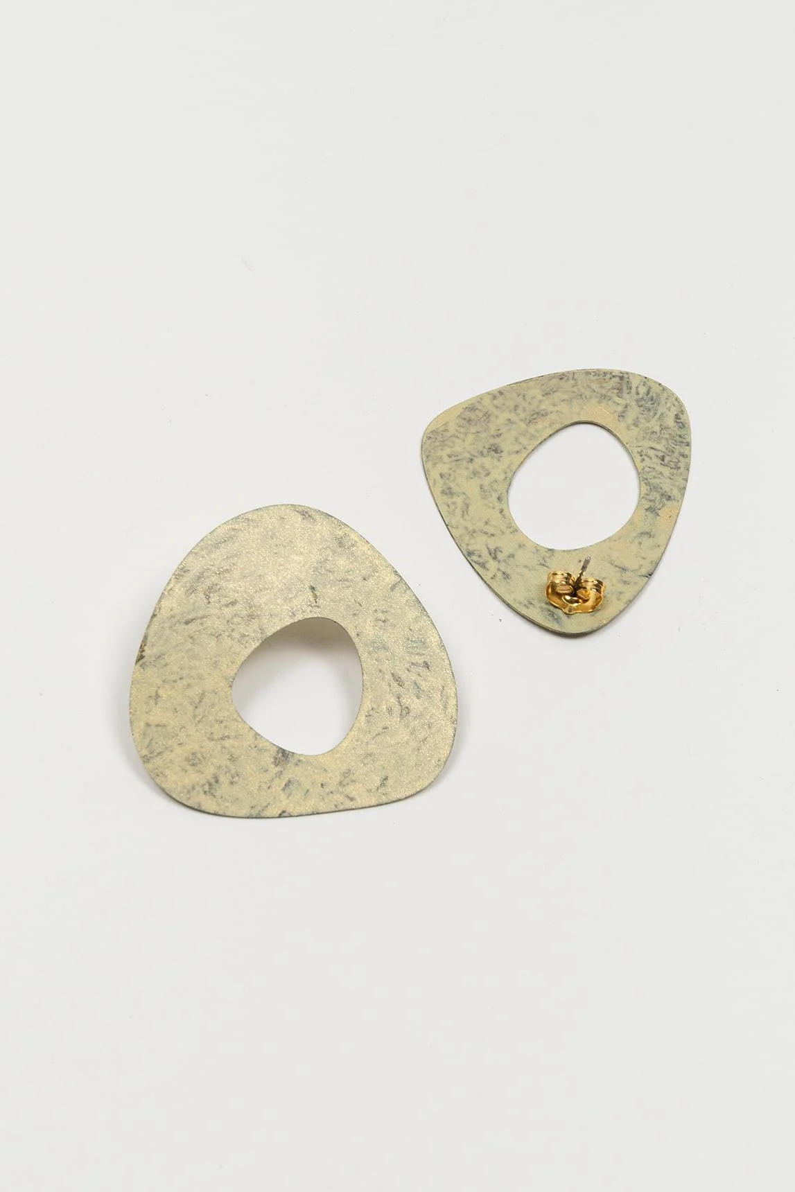 Bravia green patina earrings FL Private Collection - Image 2