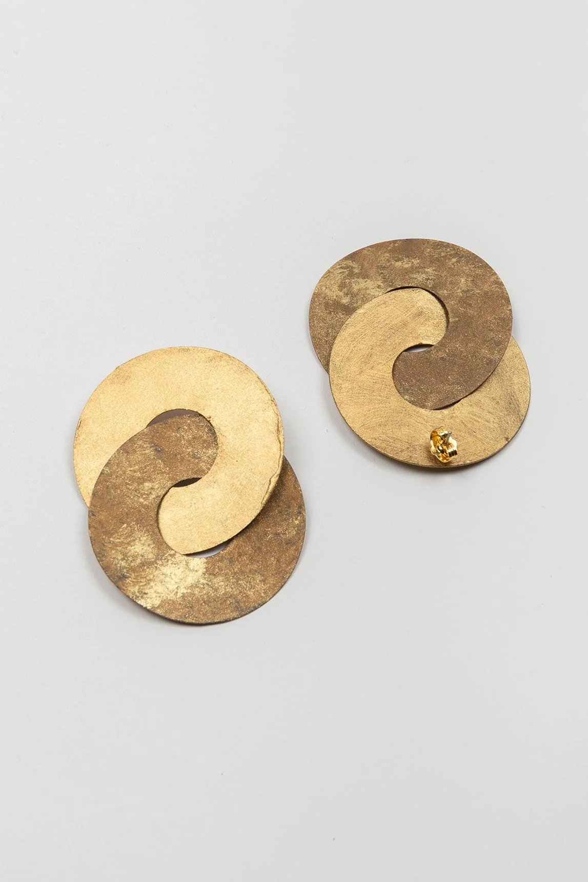 Isela gold earrings FL Private Collection - Image 2