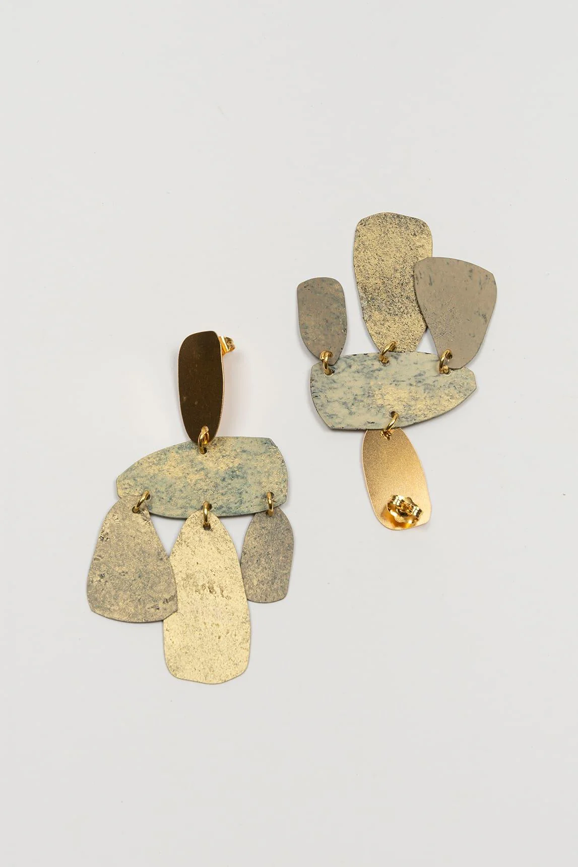 Narev two-tone earrings FL Private Collection - Image 2
