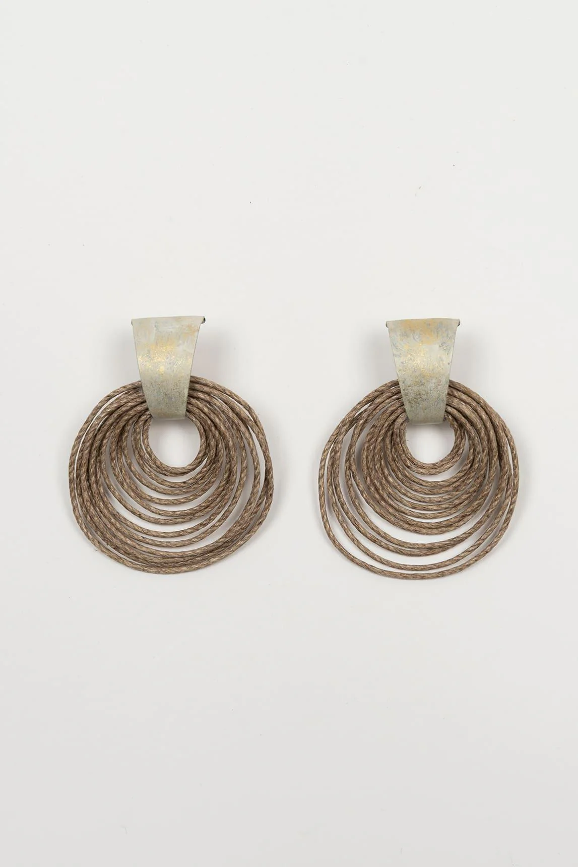 Zirel antique gold earrings FL Private Collection