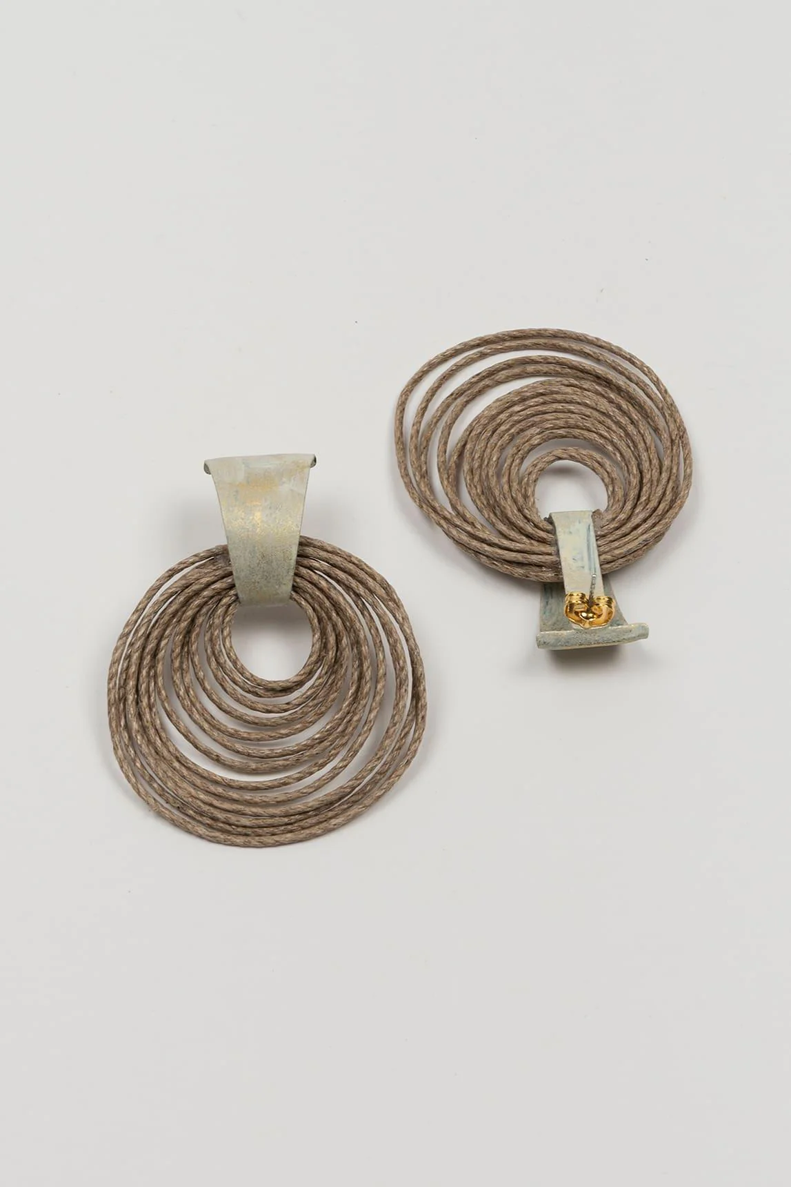 Zirel antique gold earrings FL Private Collection - Image 2