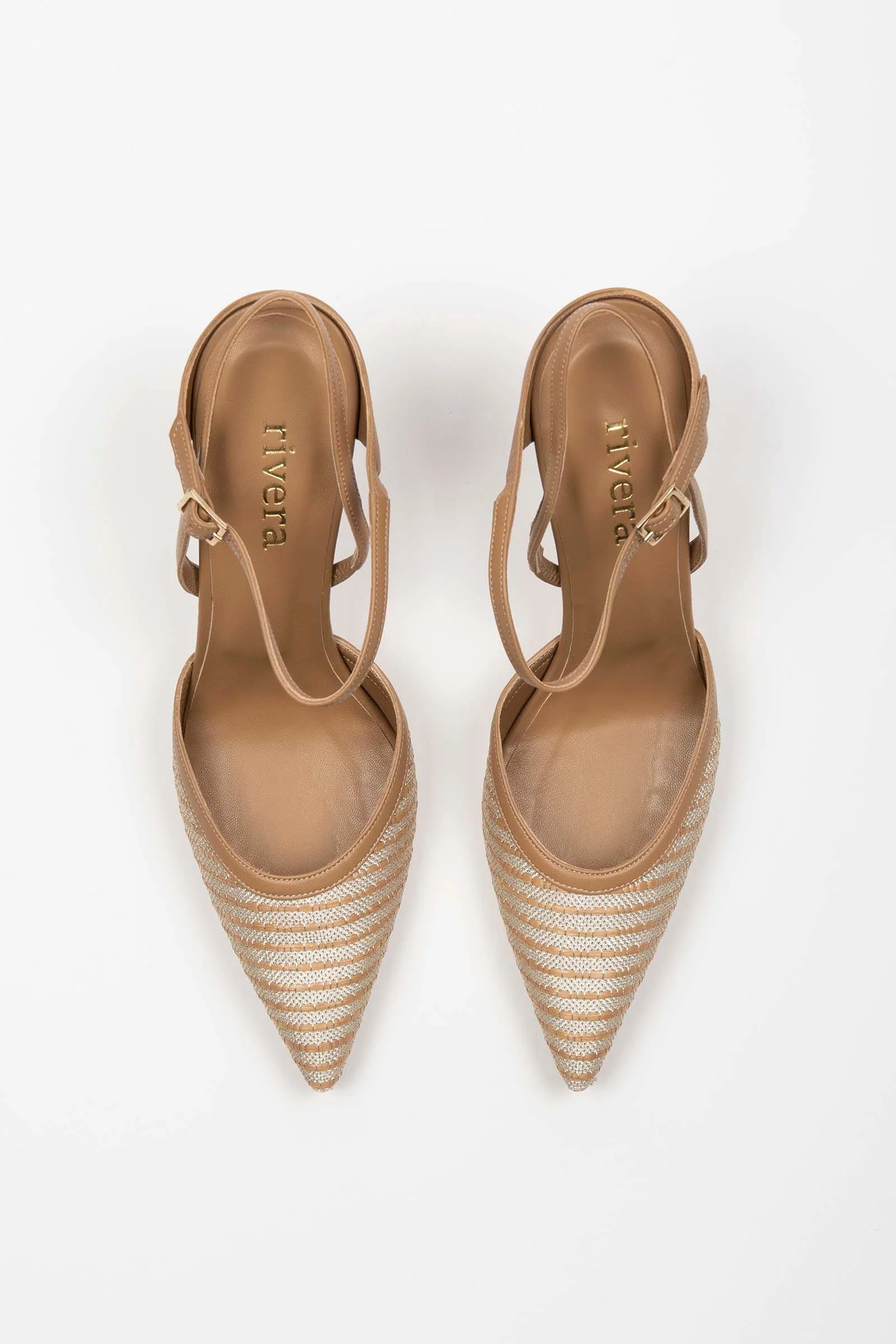 Camel Vernazza slingback pumps - Image 4