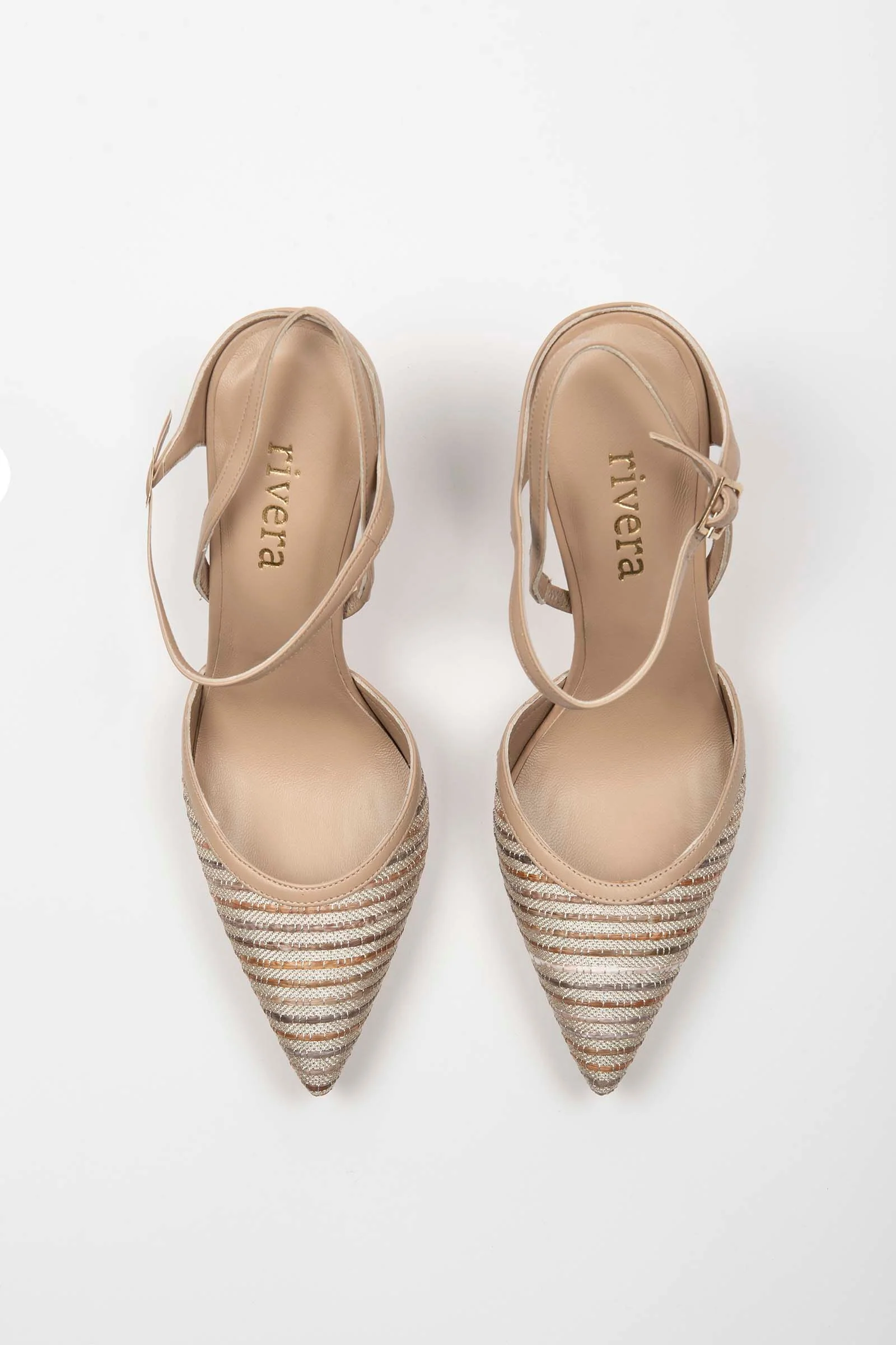 Vernazza nude open-toed pumps - Image 4