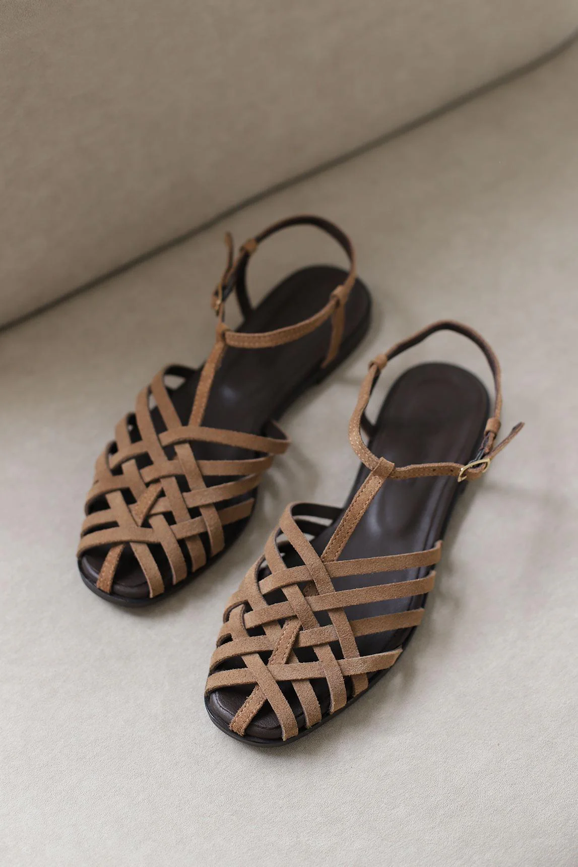 Lareth camel Jelly Sandal - Image 5