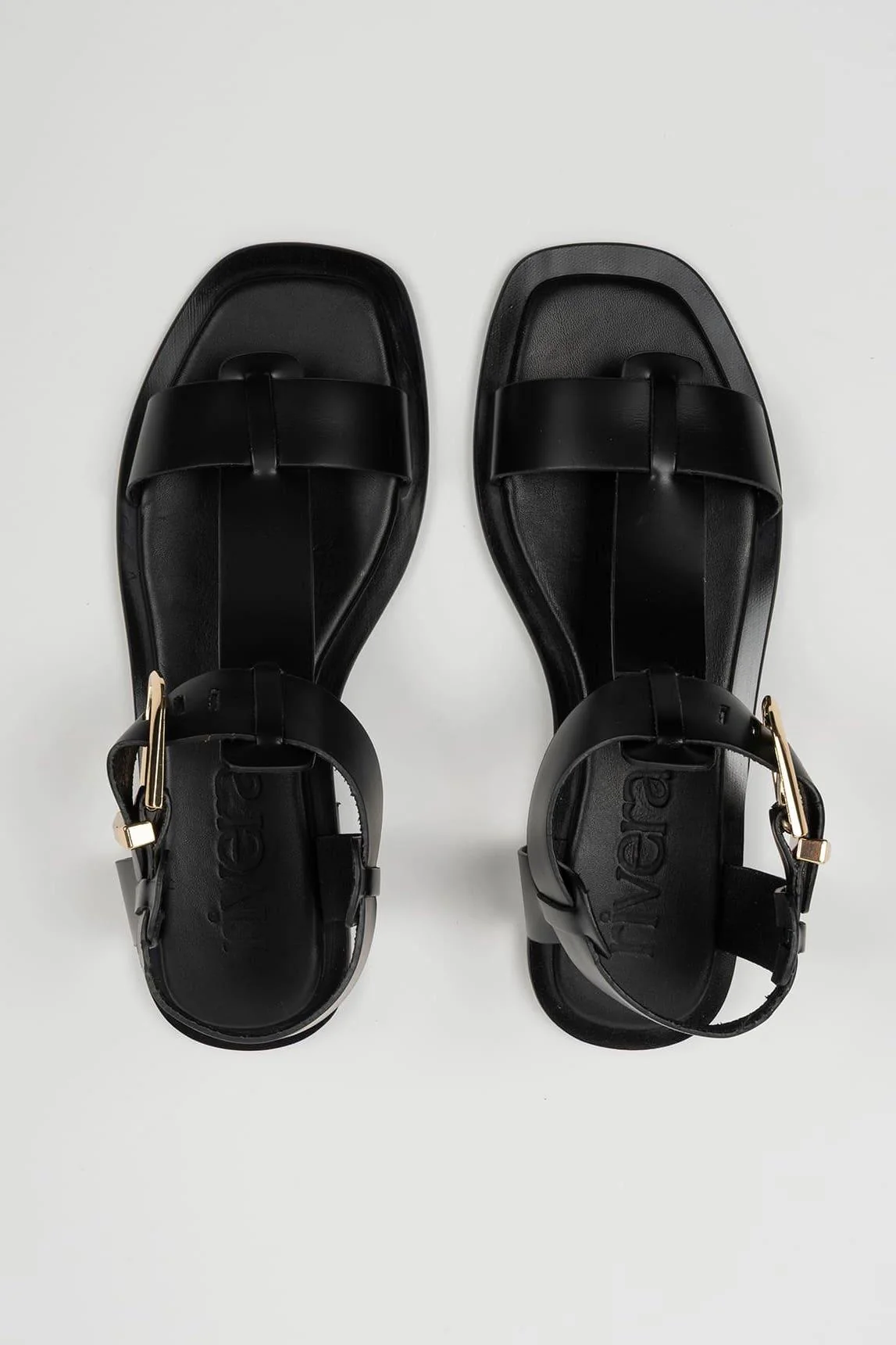 Black Narevia Sandal - Image 4