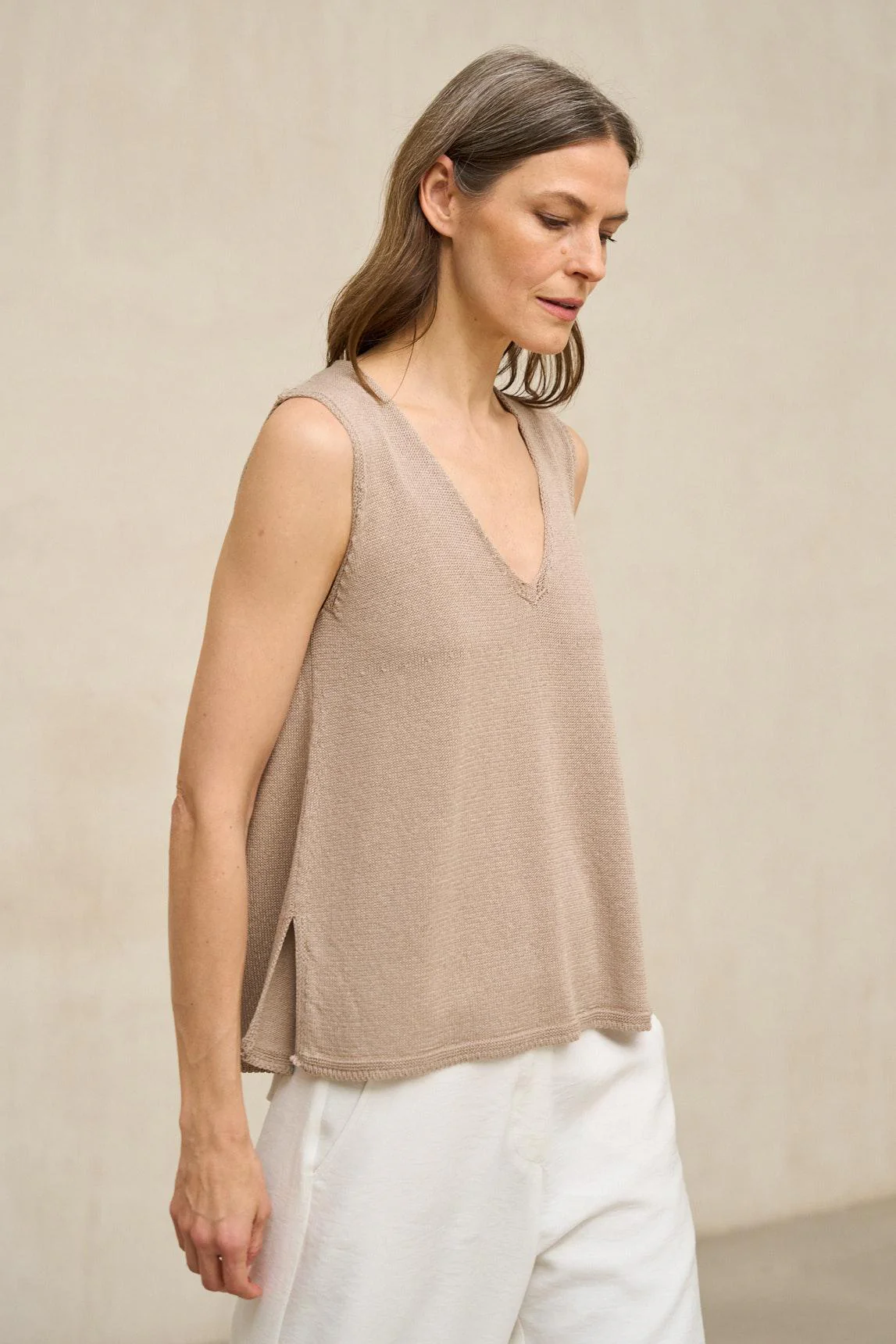 Virel sand knit top - Image 3