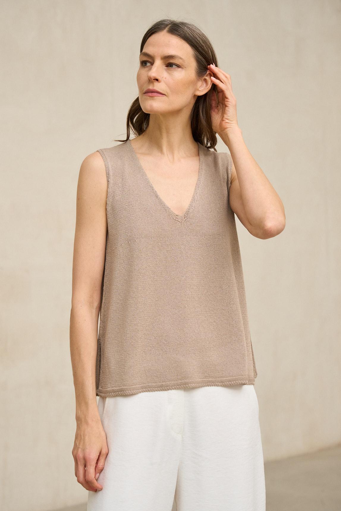 Virel sand knit top - Image 4