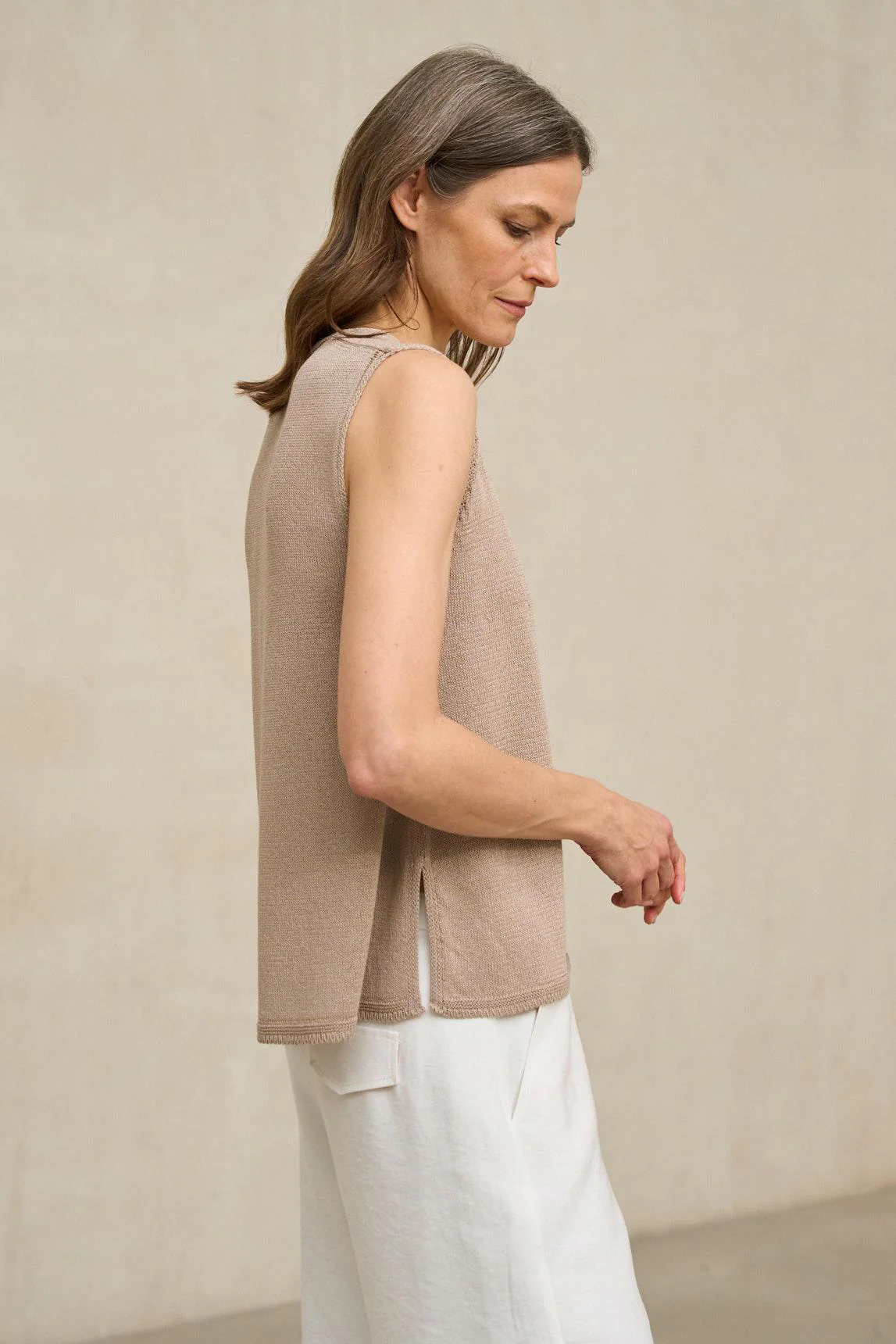 Virel sand knit top - Image 5